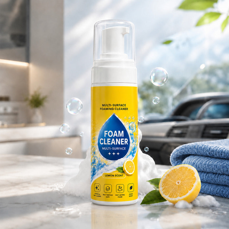 🎁Buy 1 Get 1 Free🔥 4-in-1 Multi-Enzyme Foam Cleaner – Deep Clean Car, Kitchen, Bathroom & Sofa
