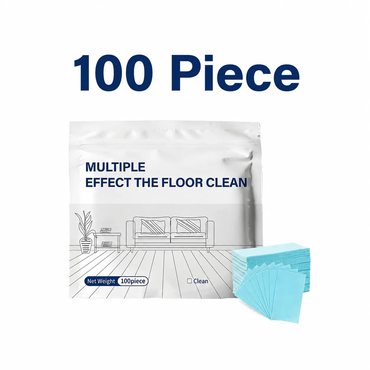 🔥ELOVAIN🦠Mloor Cleaning Tablets 100 Pack Multi Surface Cleaner Hardwood Laminate Tile RV Walls🏡