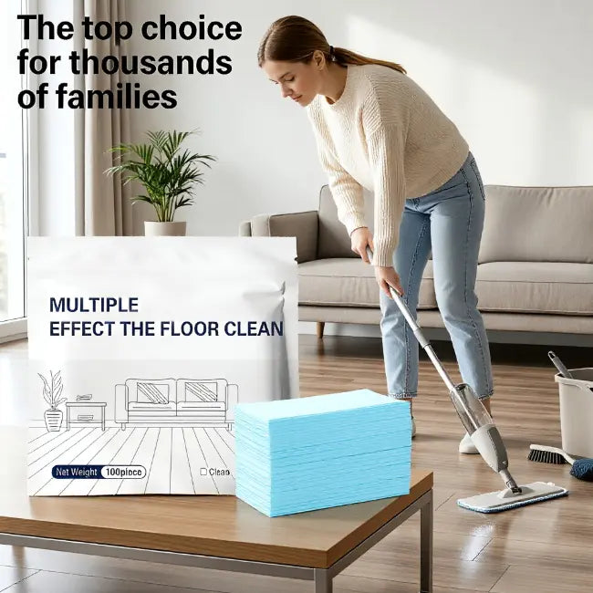 🔥ELOVAIN🦠Mloor Cleaning Tablets 100 Pack Multi Surface Cleaner Hardwood Laminate Tile RV Walls🏡