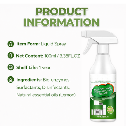 ⚡ Multi-Purpose Enzyme Foam Cleaner - Effortlessly Removes Grease in Seconds 🔥 Save 60% Today Only