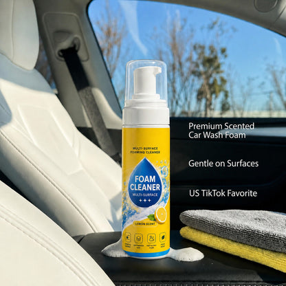 🔥 4-in-1 Multi-Enzyme Foam Cleaner – Deep Clean Car, Kitchen, Bathroom & Sofa