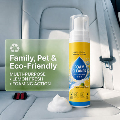 🔥 4-in-1 Multi-Enzyme Foam Cleaner – Deep Clean Car, Kitchen, Bathroom & Sofa
