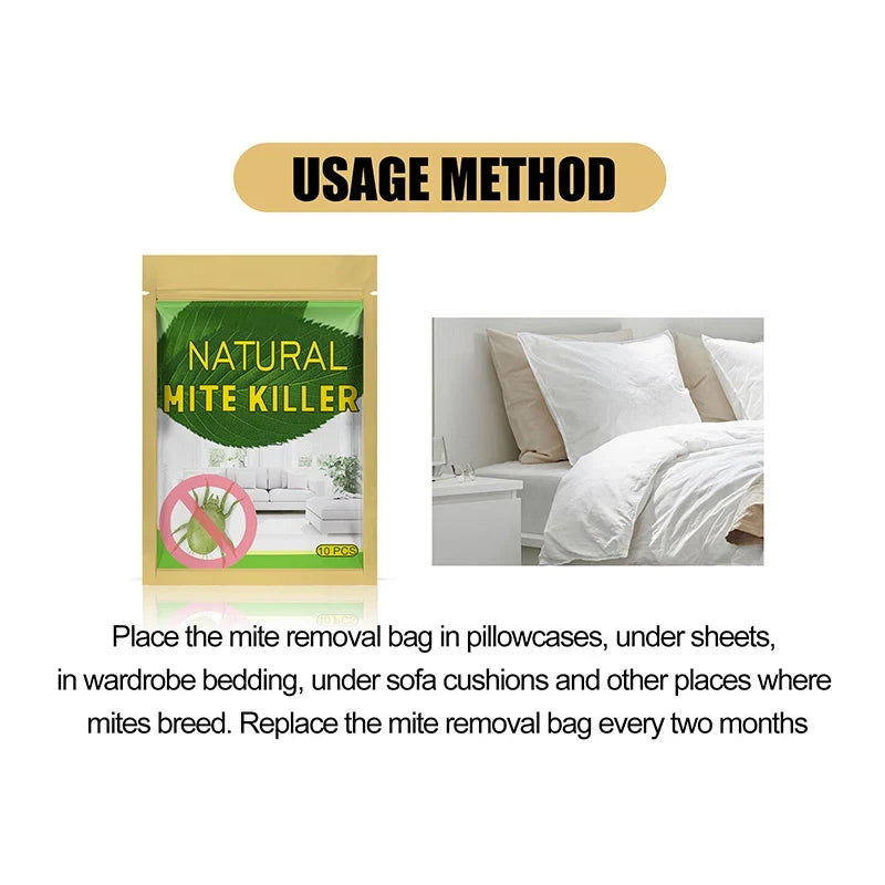 🎁Buy 2 Get 1 Free🔥Natural Mite Control Sachet – Plant‑based, non‑toxic & safe around kids & pets
