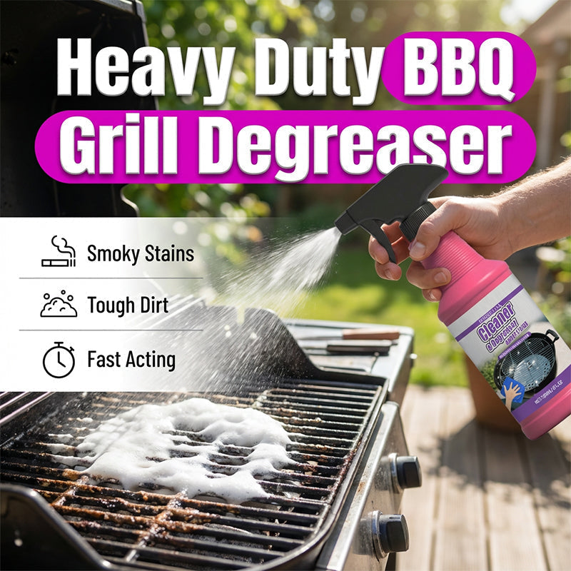🔥⏰Buy 2 Get 1 Free⏳🔥Fast-Acting Heavy-Duty Grill Degreaser Spray🍢💦