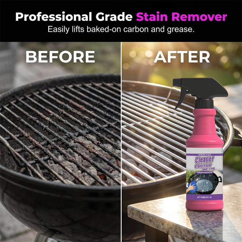 🔥⏰Buy 2 Get 1 Free⏳🔥Fast-Acting Heavy-Duty Grill Degreaser Spray🍢💦